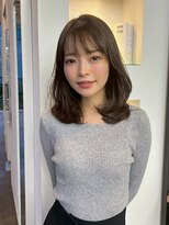 ディフィーノ 青山(DIFINO) 【DIFINO 青山】ミディアムレイヤー/透明感/くすみブラウン