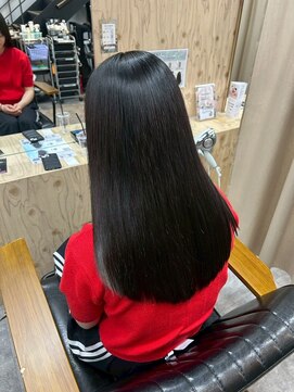ヌープヘアーアイス(NUUP.hair ici) 【上品美人髪】うる艶ロングストレート◎