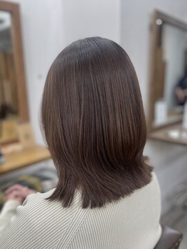 リッカ(RICCA) 【透明感カラー】モカベージュ×くびれボブ♪恵比寿