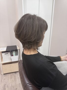 カミノワ(kaminowa) 白髪率30%おすすめヘア/神戸/三宮/脱白髪染め/白髪ぼかし/