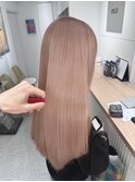 クラゲヘアー/小顔に見せるヘア/ココアベージュ/栄