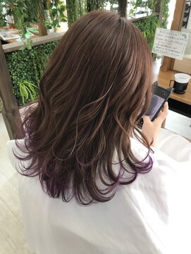 裾カラー/グラデーション/レイヤー