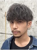 緩めパーマシャドウパーマツイストスパイラルパーマ韓国ヘア