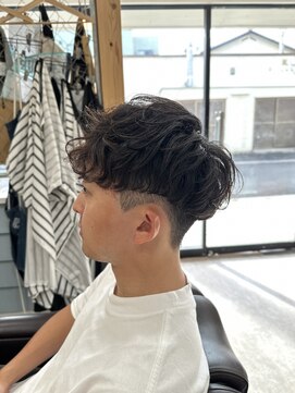 スウェル 船橋店(Swell) MEN’S HAIR/波巻きツイストスパイラル/リバースセンターパート