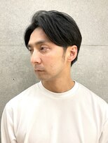 グラビートーキョー(GRABY tokyo)&nbsp;大人のセンターパートスタイル×ツーブロック