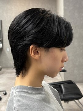 エルマーク 京都駅前(L-MARK) ニュアンスパーマ/センターパート/マッシュ/カルマパーマ/メンズ