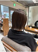 切りっぱなしボブ