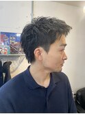 メンズカットスパイキーショートナチュラルマレット