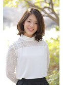 ふんわりボブ