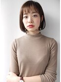 【morio原宿】2019人気 大人かわいいシースルーバングボブ