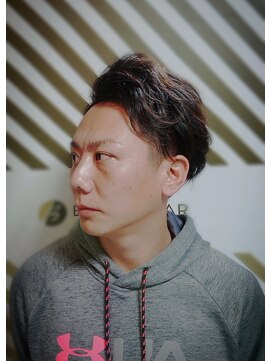 バーバーバー 都賀(BARBER-BAR) 「大人カッコいい」ミディアムかきあげ