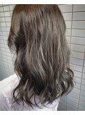 大人グレージュ/上品ロング/ハイライト/グラデーション[津田沼