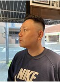 アップバング スキンフェード 担当松尾