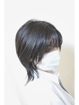 ビアージュ(Viage) :ボブウルフ :ハイレイヤー :カーキカラー :アッシュカーキ