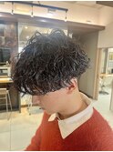 波巻きパーマ/スパイラル/ツイスパ/刈り上げ/マッシュ