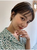 ショートボブ髪質改善白髪染め