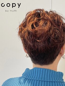 コピー バイ トゥルース(copy by truth)の写真/一人ひとりの骨格・頭の形に合わせたカットでオンリーワンなショートヘアに☆カット/ショートカット