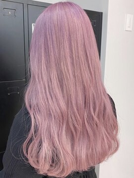 ペレ 栄店(PELE) デザインカラー/レイヤーカット/ウェットヘア/オリーブベージュ