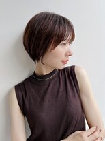 トルネード(TORNADO)&nbsp;大人ショート前髪あり丸みひし形丸顔エラ張り面長絶壁K20240905