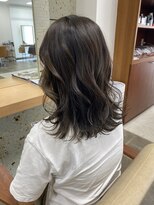 シンス(Since)&nbsp;オリーブベージュ/ブリーチなしカラー/ミディアムヘア