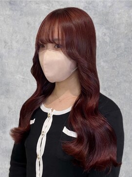 エル ヘアサロン なんば店(eL) "大人気"チェリーレッド【SYURI】