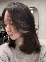 シティ(CITY)&nbsp;かきあげ前髪 レイヤーカット ミディアム ボブレイヤー