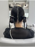 結婚式/ヘアセット/ボブアレンジ