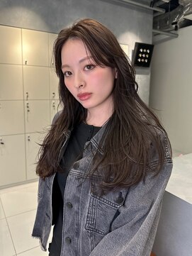 サンバレー(SUNVALLEY) センターパート韓国風レイヤー×髪質改善縮毛矯正