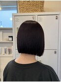 切りっぱなしボブ
