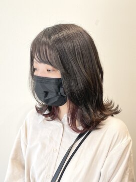 シズク(sizuk) ブリーチなしインナーカラー