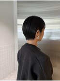 ピアスの映えるショート【大阪/梅田/髪質改善/縮毛矯正】