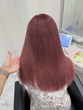 ミニョン(mignon) 韓国/ダブルカラー/ブリーチ/ピンク/学割U24/新越谷/南越谷/草加