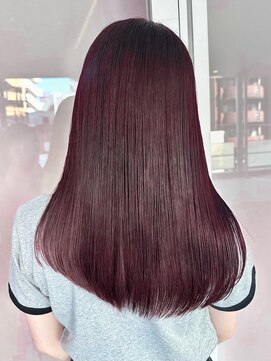 ガーデンヨコハマ(GARDEN YOKOHAMA) ダークレッド ローズブラウン ロング ブリーチなしカラー