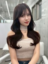 アリュウル 表参道 青山(Allure) 韓国くびれヘア/子顔顔まわりカット*グレージュカラー◯伊藤