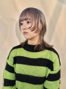 クリアーオブヘアー 栄南店(CLEAR of hair) ウルフ×デザインカラー/RIHO