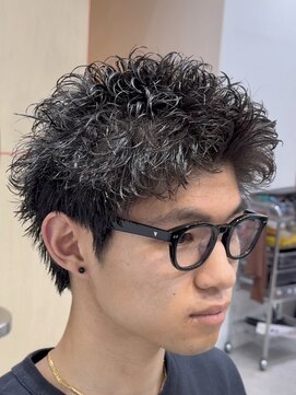 フィフス 渋谷(fifth) 渋谷スパイキーパーマルーズショートツイストスパイラルビジネス