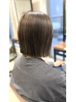 ロスコ(ROTHKO)&nbsp;【韓国風タッセルボブ&白髪ぼかしハイライト】