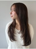 ロングレイヤー/顔周りカット