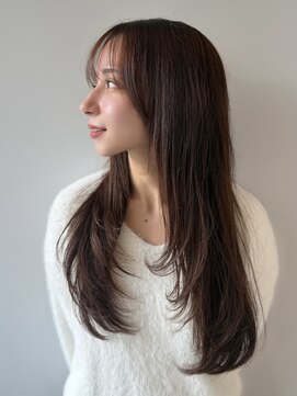 ソラ 広尾店(SORA) ロングレイヤー/顔周りカット