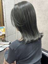 ルノン(LUNON)&nbsp;暗めカラーグランマッシュデザインカラーフェイスフレーミング