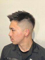 ラフテル ロマン(RAFTEL Roman)&nbsp;ベリーショートスキンフェードアップバングスタイル【塩原大輔】