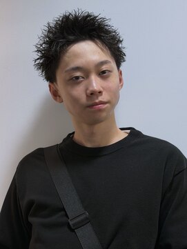 ハイセンス セカンド(HISENSE second) 姫路/無造作ラフショート/クセ毛風スパイキーパーマ【Ko-dai】