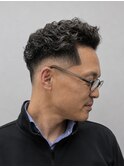 20代30代40代メンズゆるふわパーマ爽やかショート