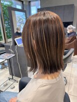 アース 南福島店(HAIR&MAKE EARTH)&nbsp;ブリーチなしのアンブレラカラー