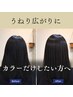 【うねり・広がり・パサつきに】別処方カラー＋髪質改善TR ￥14000