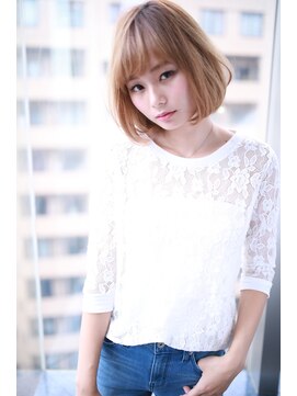 クラウドゼロ(Cloud zero) 大人　かわいい　ハイトーン　小顔　ボブ【Cloud zero】