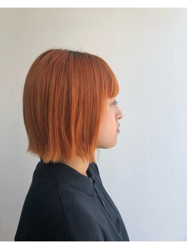 ヘアメイク オブジェ(hair make objet) ハイトーンオレンジ