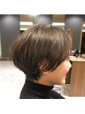 20代30代40代小顔ハンサムショートアッシュ#ミツイショート