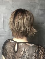 ヘアサロンエム 川越(HAIR SALON M)&nbsp;デザインカラー/厚めバング/ローライト/スリークボブ