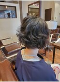 【お客様フォト】毛先のパーマを活かしたボブスタイル